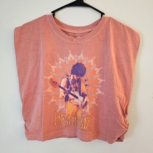 Hendrix Womens Cropped Muscle Top